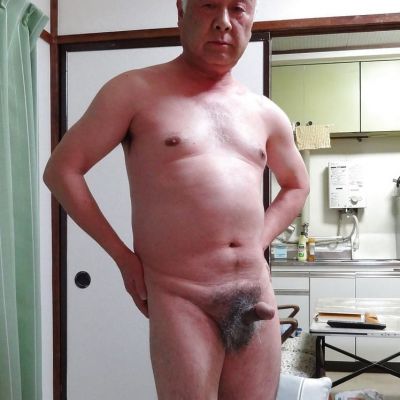 Japanese naked old man