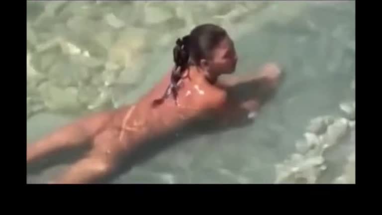 Me Masturbating In The Surf Of The Sea