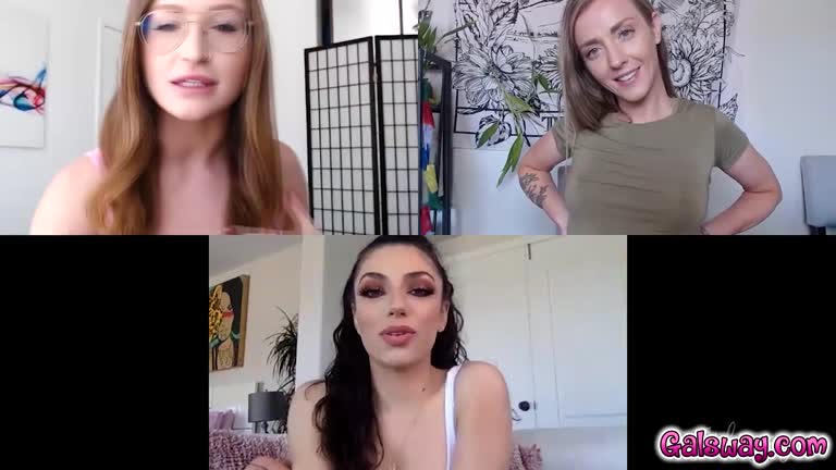 Darcie, Karla And Skylar Takes Their Video Call To The Next Level
