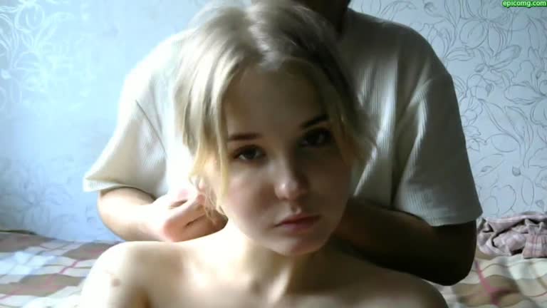 Cute Teen Blonde Takes Big Load On Her Face