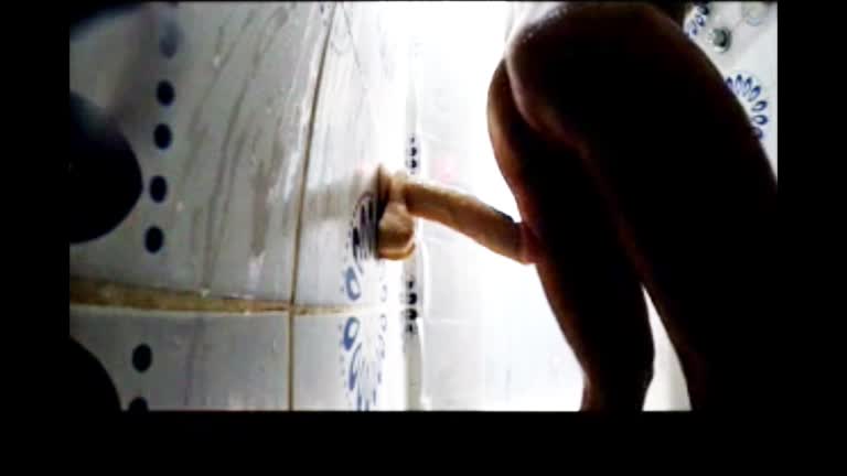 Shower Wall Dildo Makes Me Cum And Cum