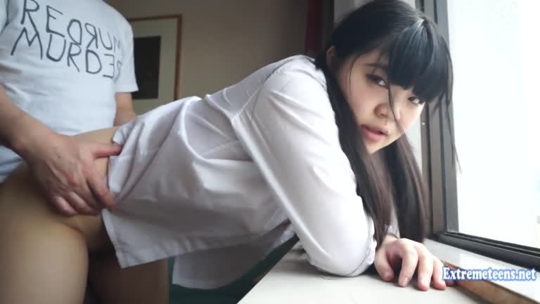 Jav Schoolgirl Honoka Fucks Uncensored Chubby Teen Fucks By Window For All To See Excellent Movie