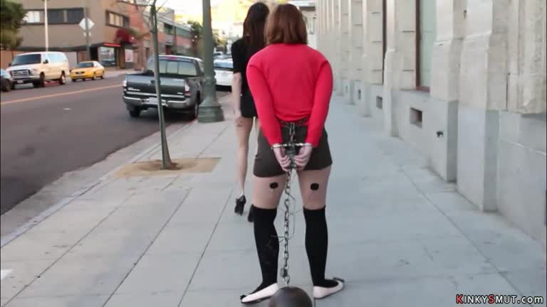 Slave Anal Fucked And Vibed In Public