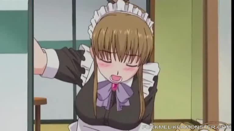 Anime Naked Apron - Hot Maid In A Naked Apron Pleases Master | Hentai - S06 - XFREEHD