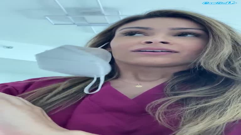 Camsoda - Hot Nurse Katana Kombat Rubs Her Pussy In Scrubs